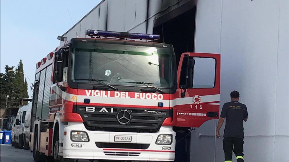 Incendio alla Eco Rec danneggiato il laboratorio
