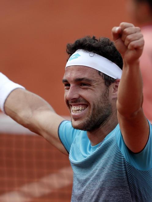 Cecchinato ai quarti al Roland Garros 