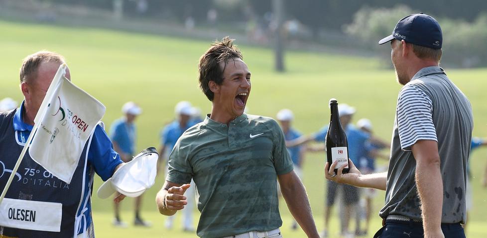 La tripletta sfuma a Molinari Gli Open d’Italia ad Olesen