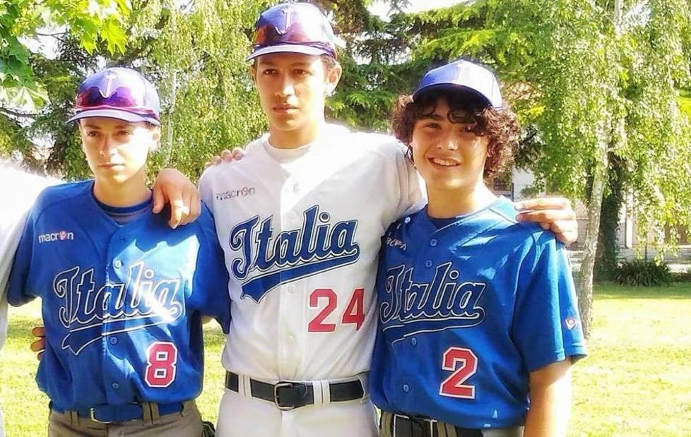 Tre Under 15 del Bsc Grosseto sul diamante del torneo Alpe Adria