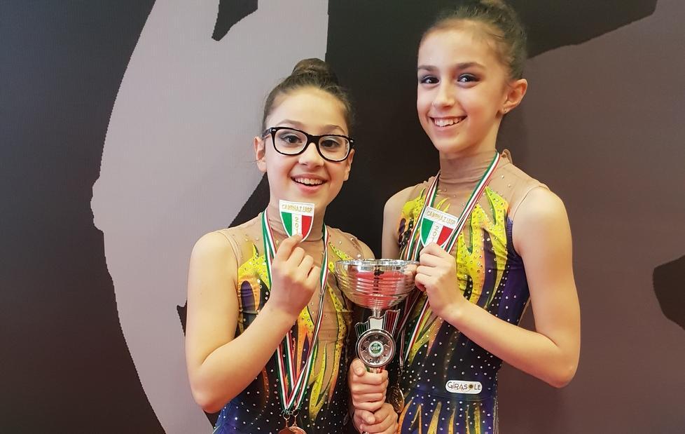 Ritmica Girasole, oro per Bagneschi e Cassettari 