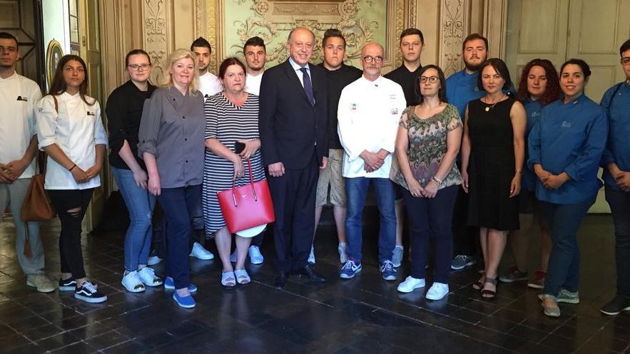 A Palazzo Orsetti una delegazione di giovani chef