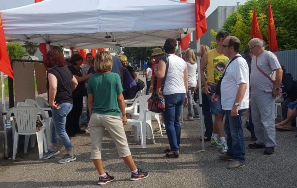 Tecno, lavoratori in assemblea permanente 