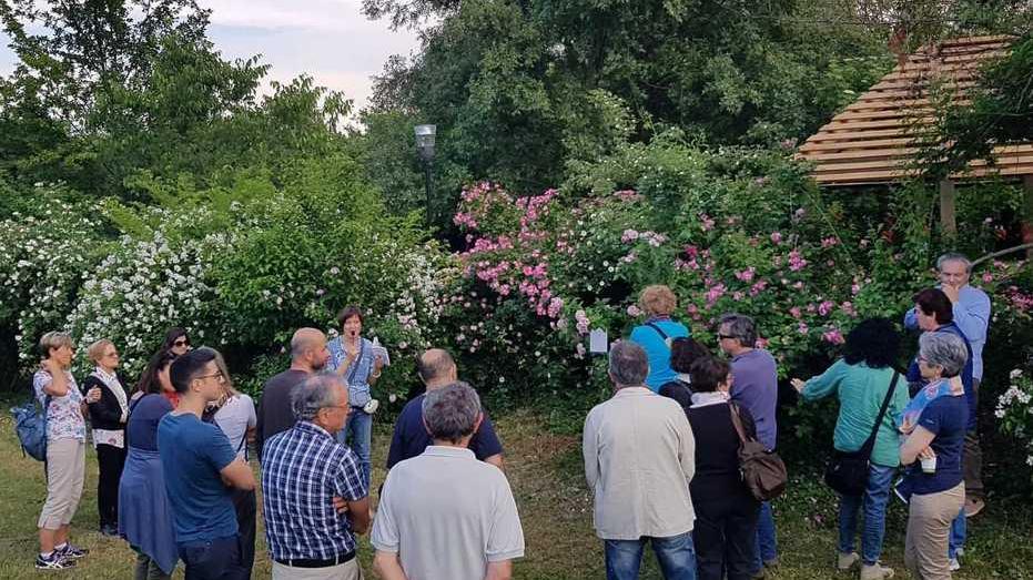 Festa delle rose al giardino didattico del parco cittadino