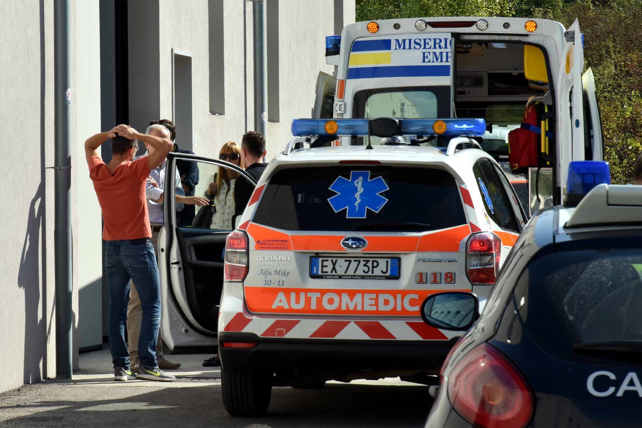 I soccorsi in un incidente stradale