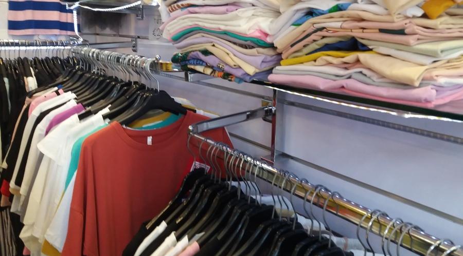I capi di abbigliamento sequestrati
