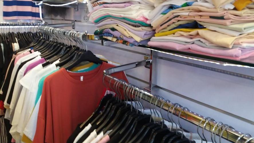 I capi di abbigliamento sequestrati