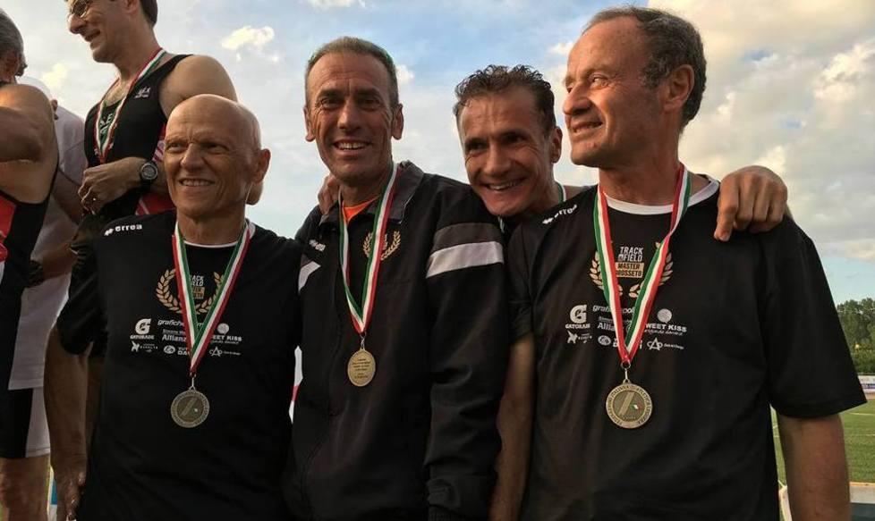Campionati italiani master Tre medaglie alla Track & Field