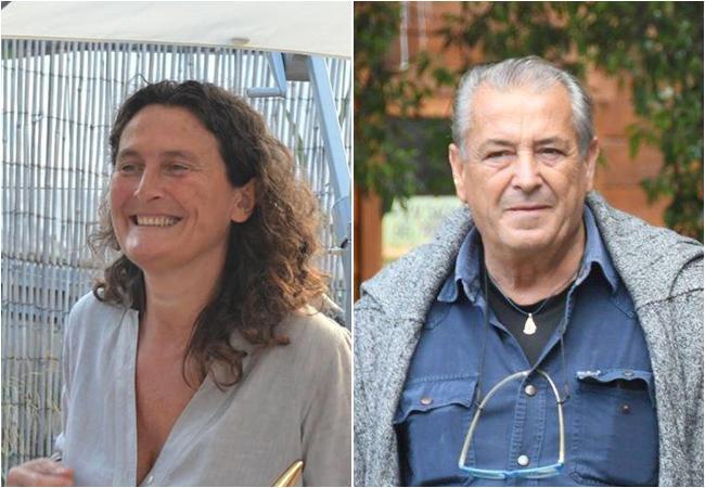 A sinstra Maria Ida Bessi, a destra Arturo Vasuino