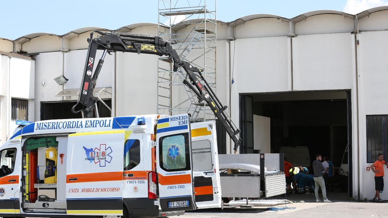 Il luogo dell'incidente (foto agenzia Carlo Sestini)