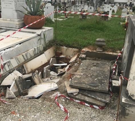 Ladri in azione al cimitero rubati due leoni di marmo 