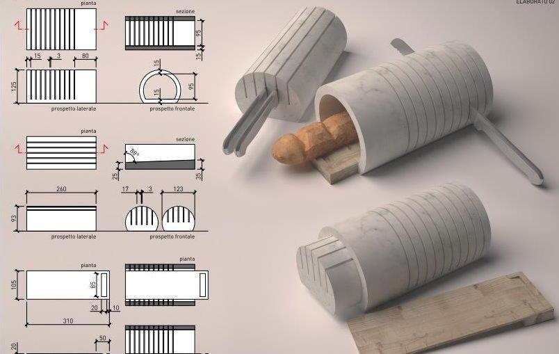 Dagli scarti dei vasi un tagliere per il pane 