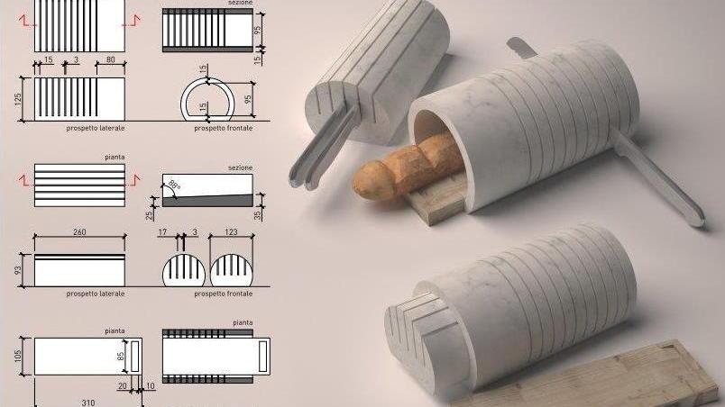 Dagli scarti dei vasi un tagliere per il pane
