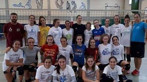 Francesca Ferretti visita la Giovolley