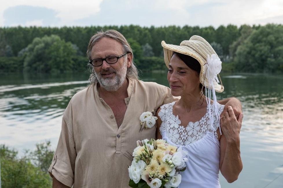Nozze sul fiume Po per Vitaliano Daolio e la sua Roberta 