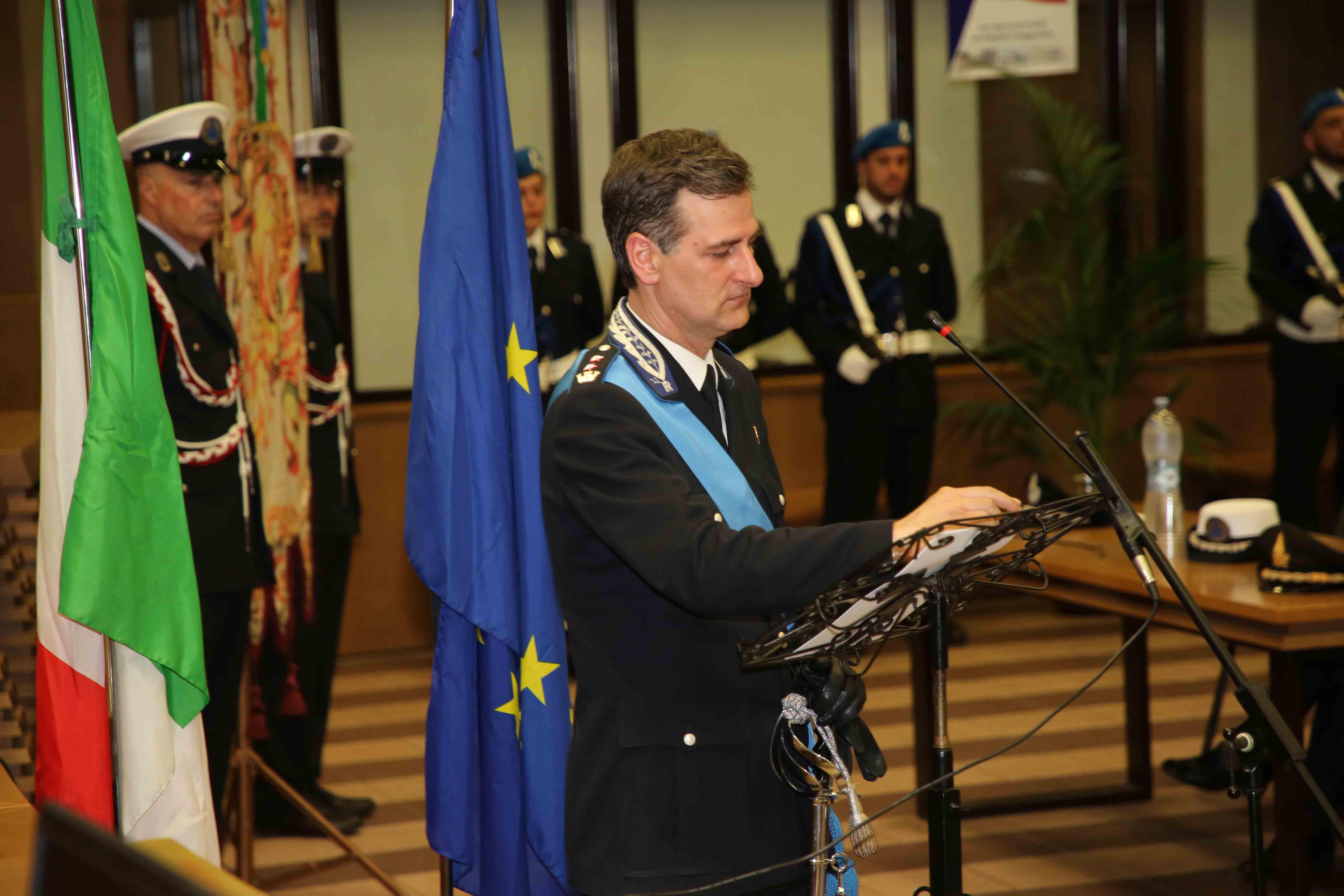 Il comandante Mauro pellegrino 