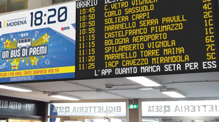 Terminal e depositi in attesa dei bus