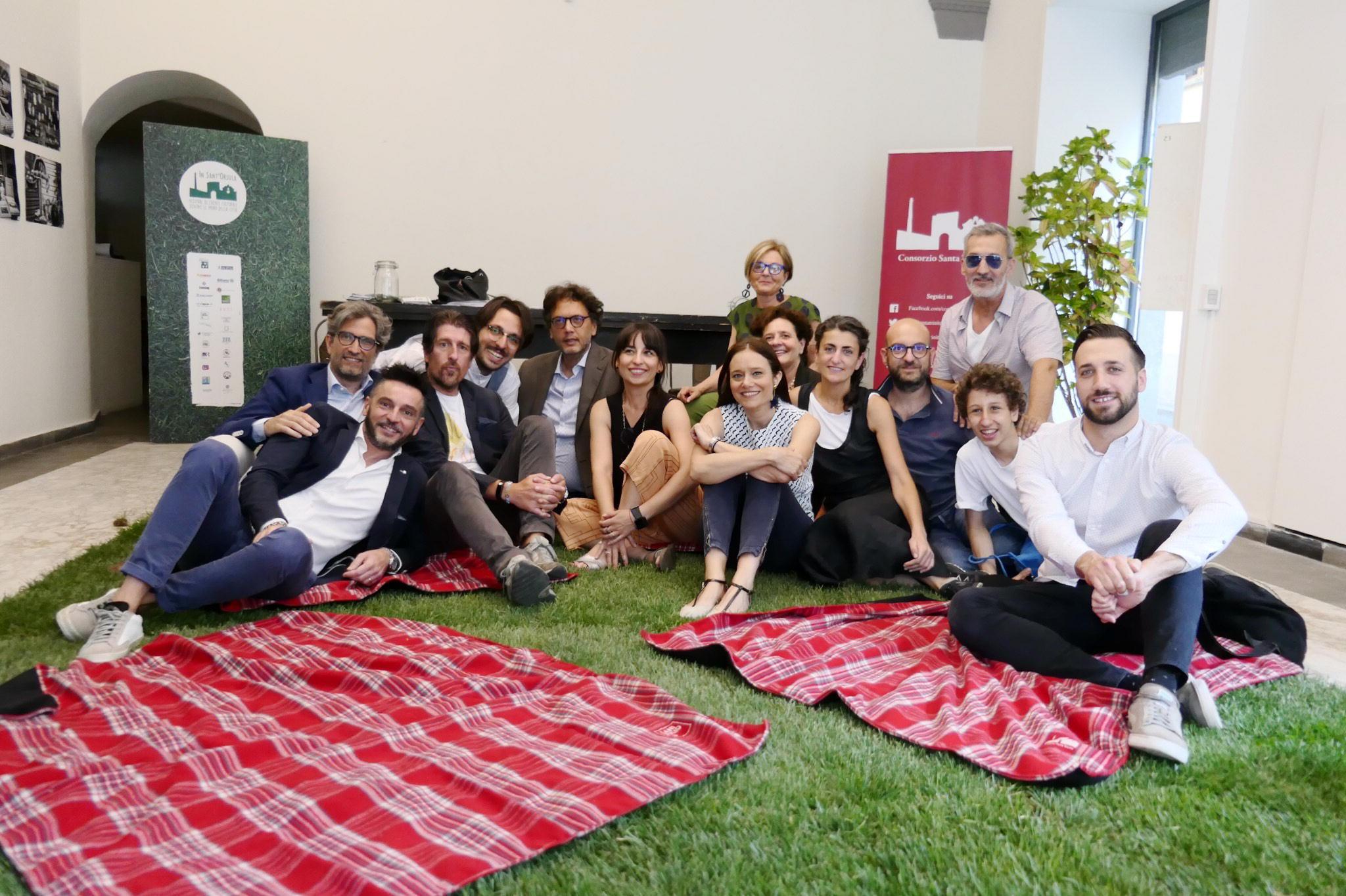 La presentazione degli appuntamenti estivi nei giardini di S. Orsola (Sproviero-Batavia)