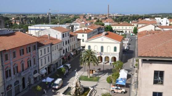 Piazza Guerrazzi dall'alto