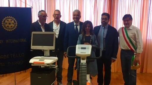Rotary dona a Cardiologia un apparecchio per misurare lo sforzo