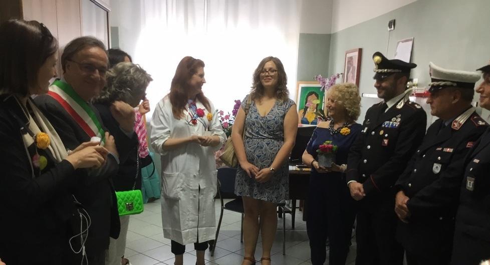Stanza del codice rosa all’ospedale Santa Croce 