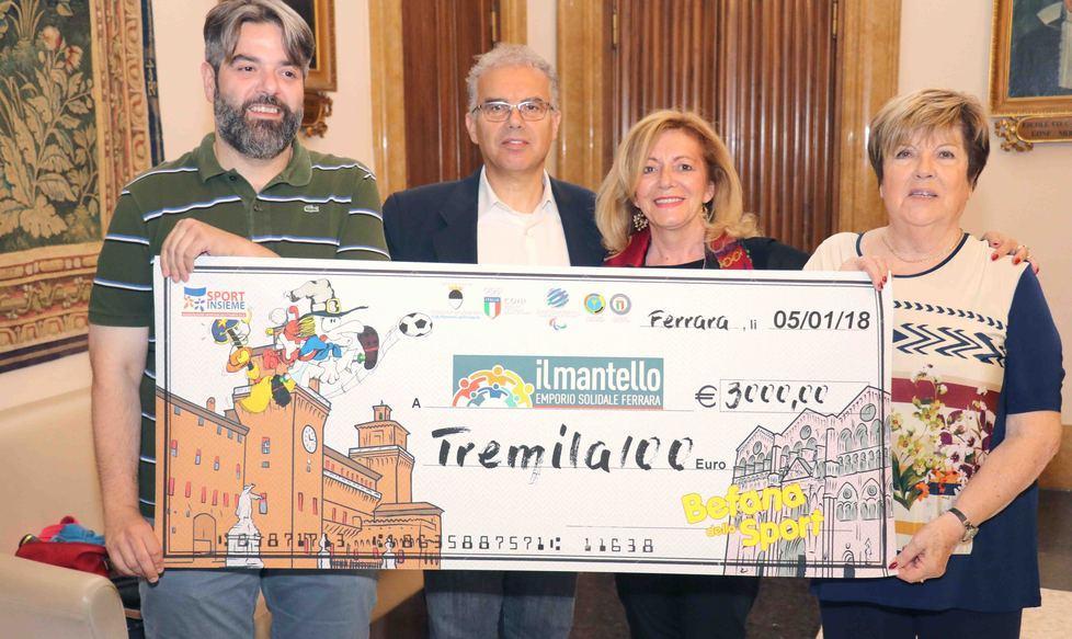 Tremila euro al Mantello per la pratica sportiva 