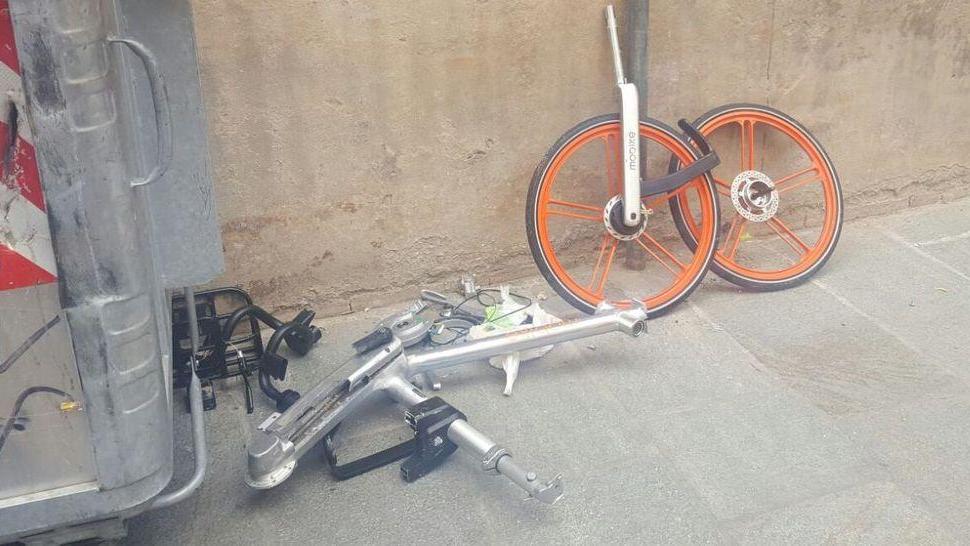Dietro alla Mobike distrutta un furto di segreti industriali