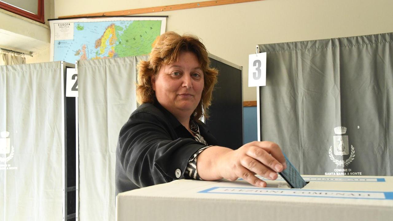 La sindaca Ilaria Parrella