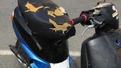 Trova il motorino distrutto