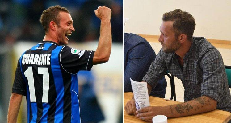 Tiberio Guarente con la maglia dell'Atalanta e nelle vesti di consigliere comunale