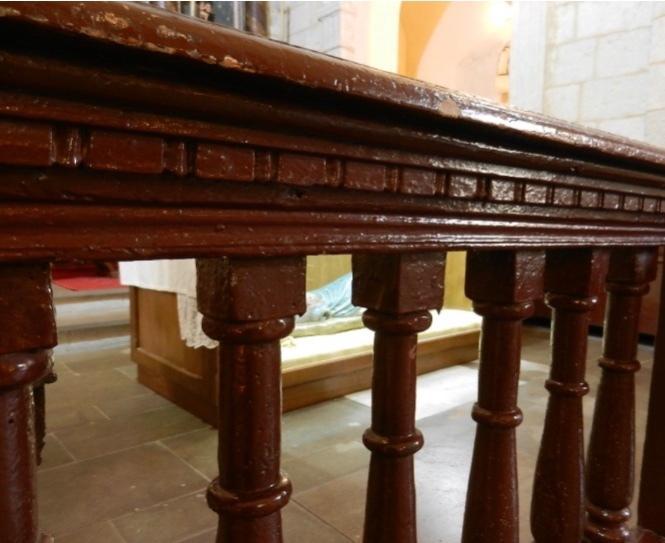 La balaustra ritorna al suo antico splendore 
