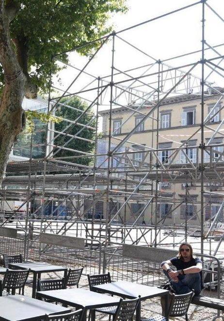Un doppio cantiere per allestire le aree del Summer Festival 