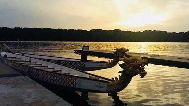 Nel lago Maccheronis un “dragon boat” per turisti e disabili 