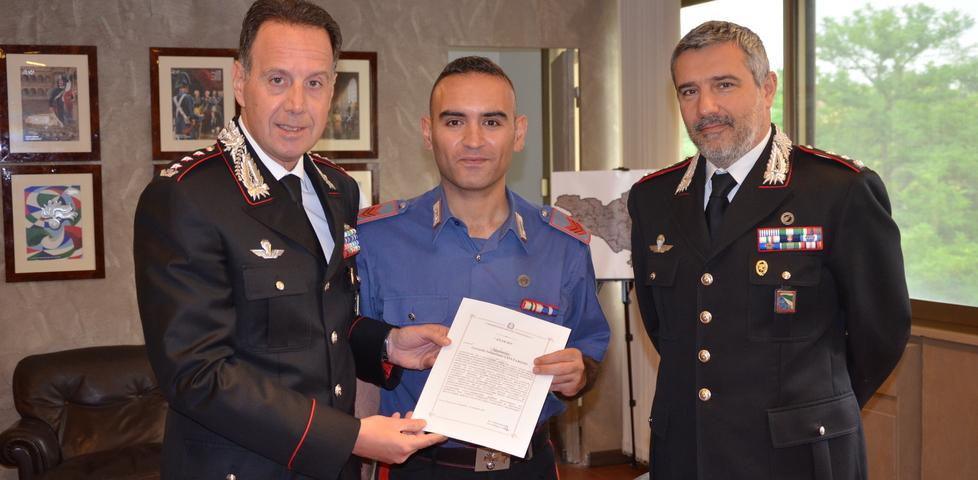 Elogio per l’appuntato 