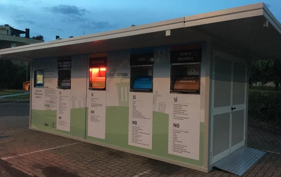 La prima ecostation dedicata ai rifiuti Domani l’apertura
