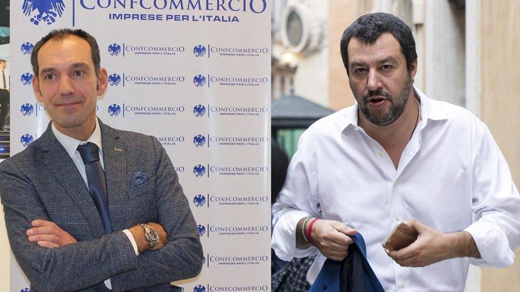 Federico Pieragnoli e Matteo Salvini