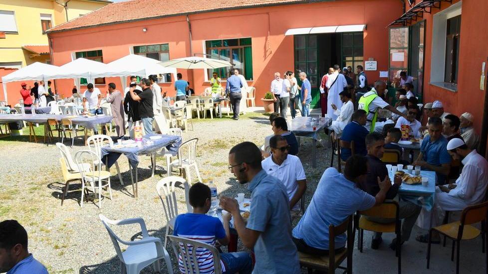 La fine del Ramadan festeggiata in palestra