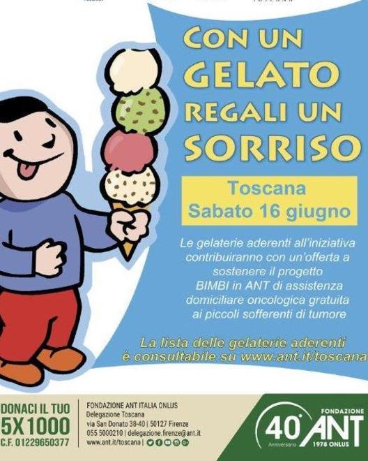 Regala un gelato e un sorriso con Ant