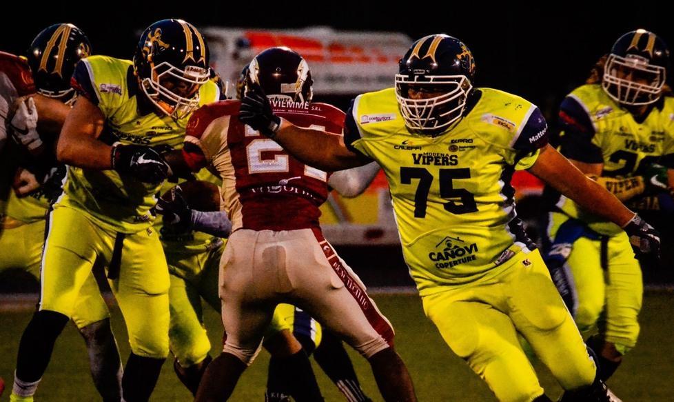 Football americano. Vipers, dentro o fuori