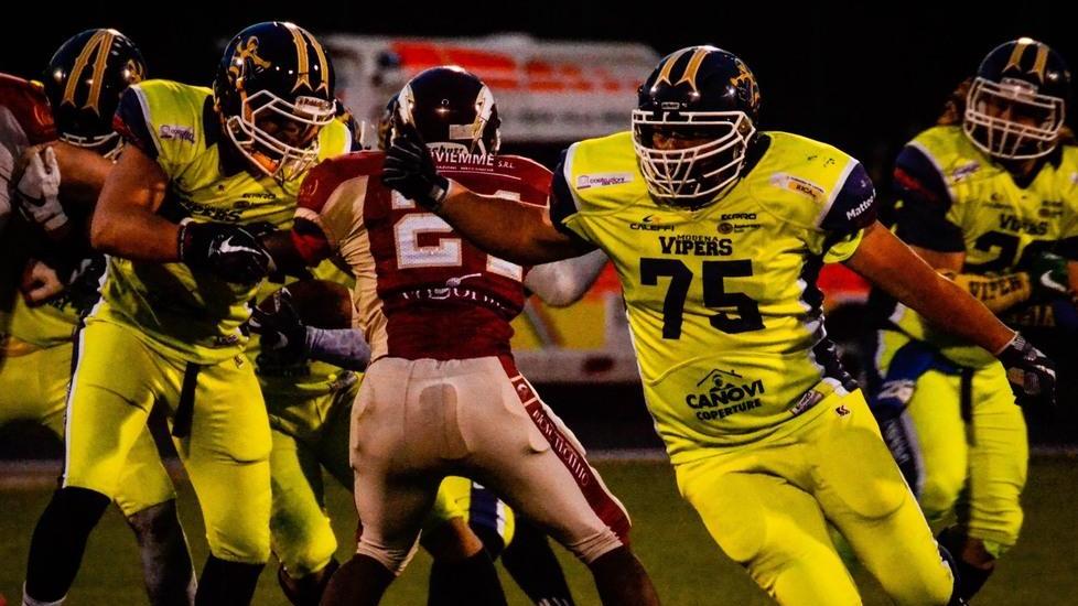 Football americano. Vipers, dentro o fuori