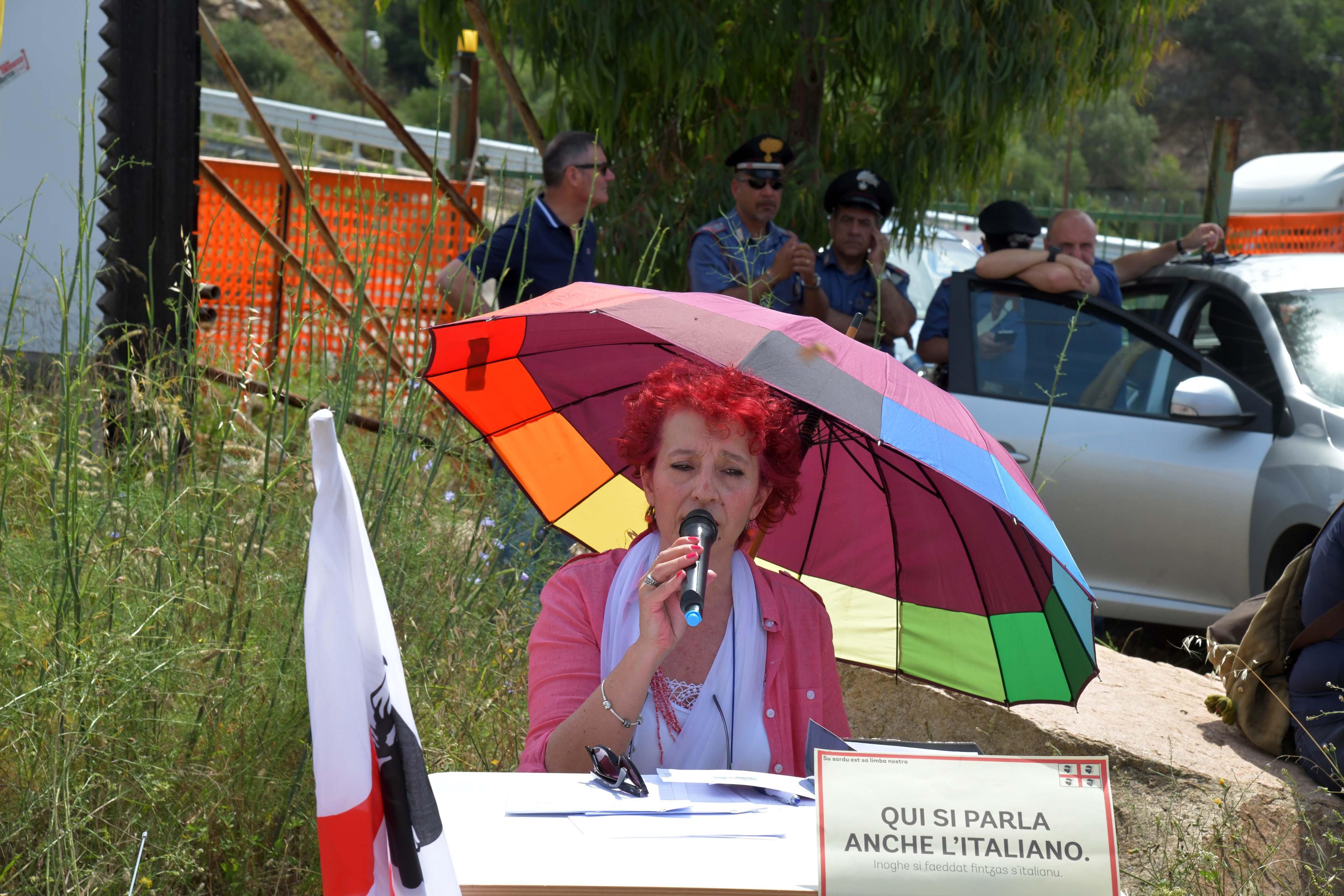 La protesta contro il Mater Olbia (foto Giovanna Sanna)