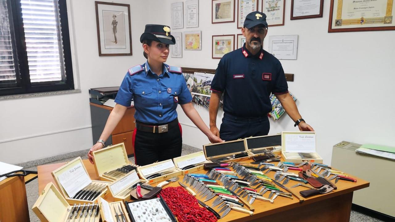 La refurtiva recuperata dai carabinieri