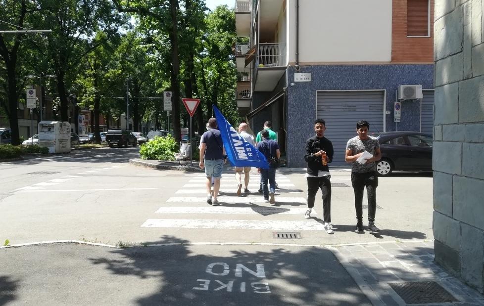 La Lega in zona Gramsci “Sfilata” tra gli immigrati 