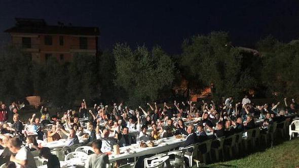 Villanova a tavola per aiutare la chiesa