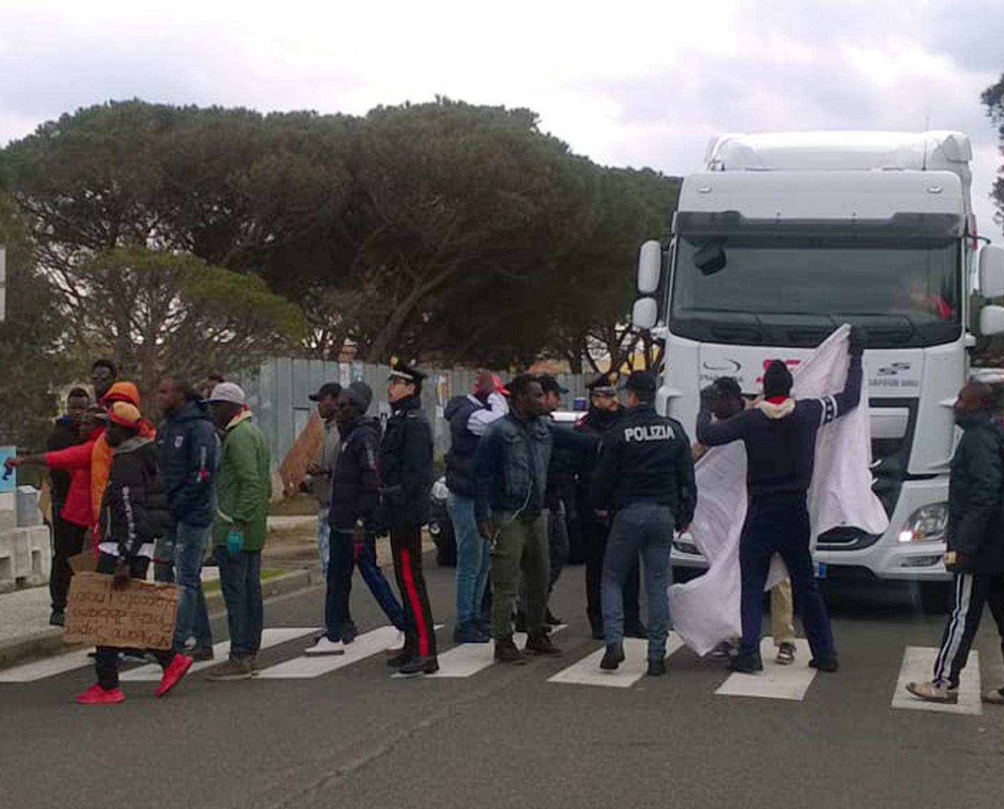 Una decina di migranti accolti alla Funtana 