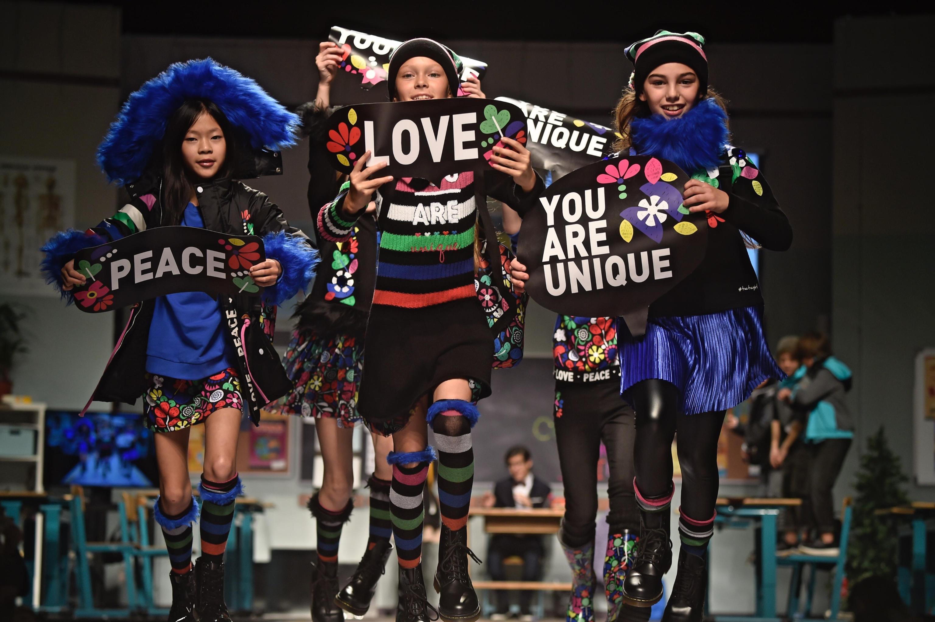 Una sfilata a Pitti Bimbo