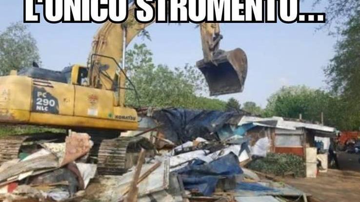 Melato “tira fuori” le ruspe contro i rom. Vaccari: «Metodo sbagliato»