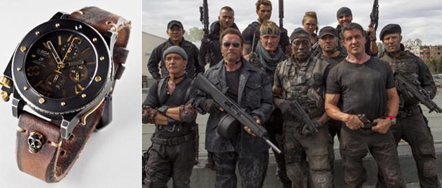 Dal set del nuovo film di Stallone spariscono gli orologi dell’azienda toscana 
