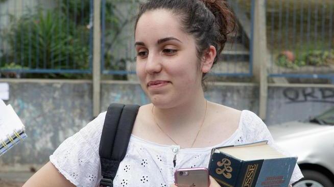 Tanti sorrisi all’uscita dal Salutati