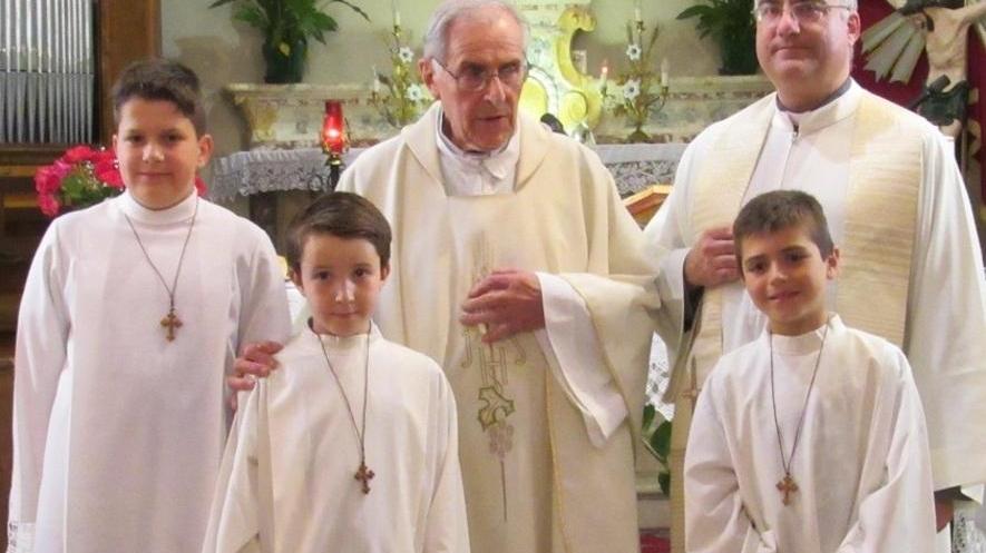 Don Franco Mislei, 65 anni a Riccò